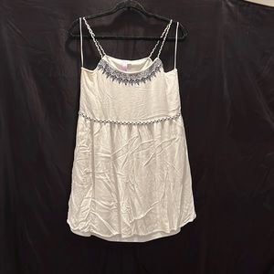 Detailed top mini dress